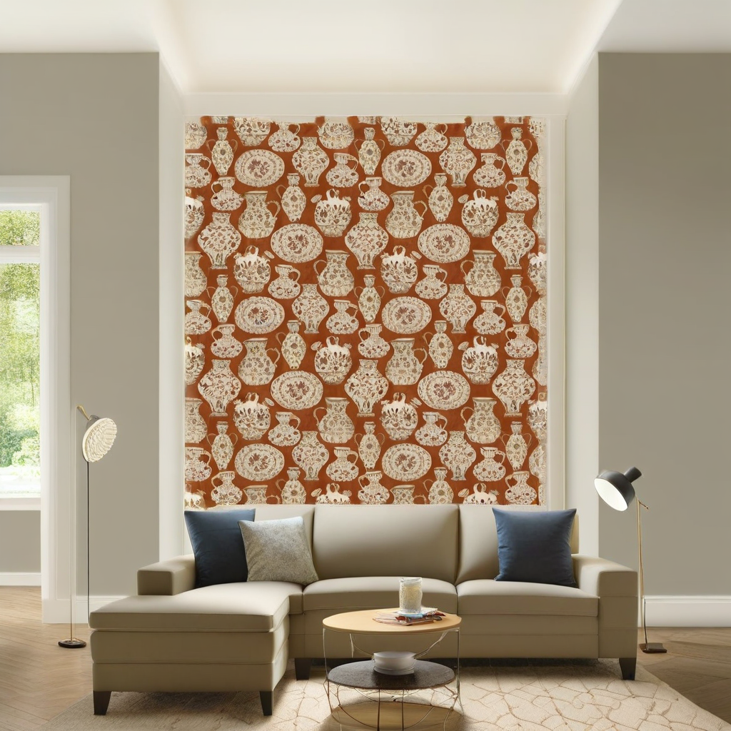 Room Setting - Fajalauzas Garnet Wallcovering
