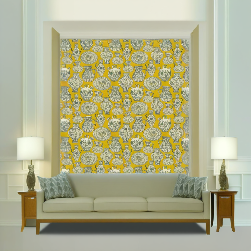 Room Setting - Fajalauzas Yellow Wallcovering
