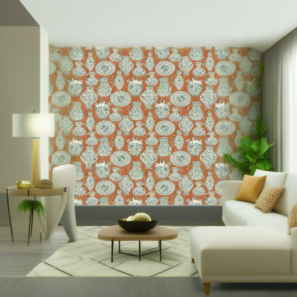 Room Setting - Fajalauzas Red Wallcovering