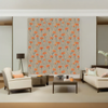 Room Setting - Clavelitos Grey Wallcovering