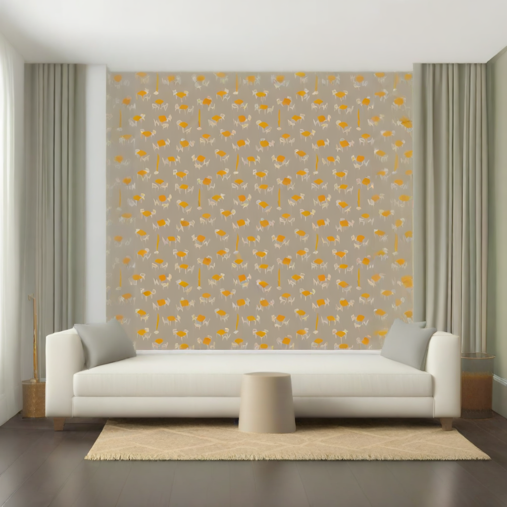 Room Setting - Terraceo Grey Wallcovering