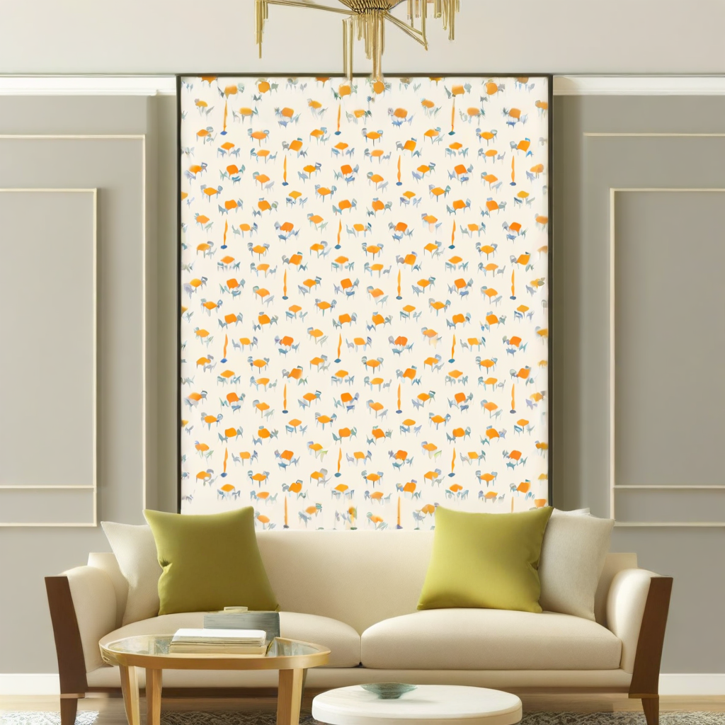 Room Setting - Terraceo White Wallcovering