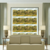 Room Setting - Quijote Yellow Wallcovering
