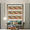 Room Setting - Quijote Red Wallcovering