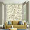 Room Setting - Tribal Tongue White Wallcovering