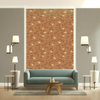 Room Setting - Fresh Lemons Red Wallcovering