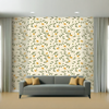 Room Setting - Fresh Lemons Green Wallcovering