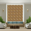 Room Setting - Tahití Expression Orange Wallcovering