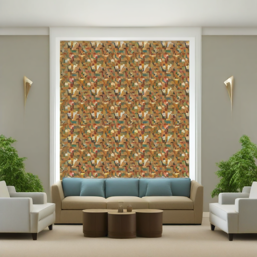 Room Setting - Tahití Expression Orange Wallcovering