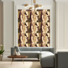Room Setting - Abstract Mex Purple Wallcovering