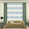 Room Setting - Floral Cave Blue Wallcovering
