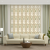Room Setting - Jungle Arches Beige Wallcovering