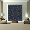 Room Setting - Map Xylography Tobacco Wallcovering