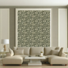 Room Setting - Blooming Damask White Wallcovering