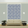 Room Setting - Blooming Damask Blue Wallcovering