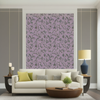 Room Setting - Moire Screen Violet Wallcovering