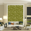 Room Setting - Moire Screen Khaki Wallcovering