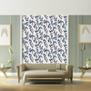 Room Setting - Toile Strokes Garnet Wallcovering