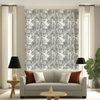 Room Setting - Patch Landscape Black Wallcovering