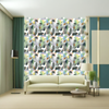 Room Setting - Colonial Abstraction White Wallcovering