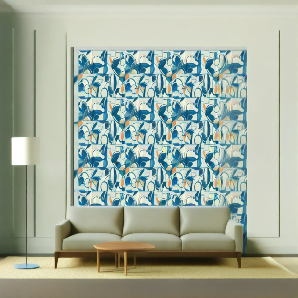 Room Setting - Giant Abstract M4905-1 Wallcovering
