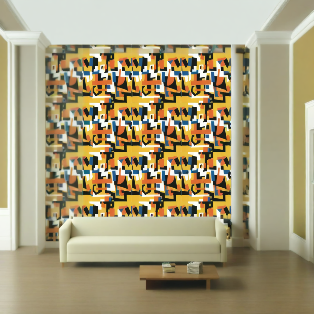 Room Setting - Cubic experience M4904-1 Wallcovering