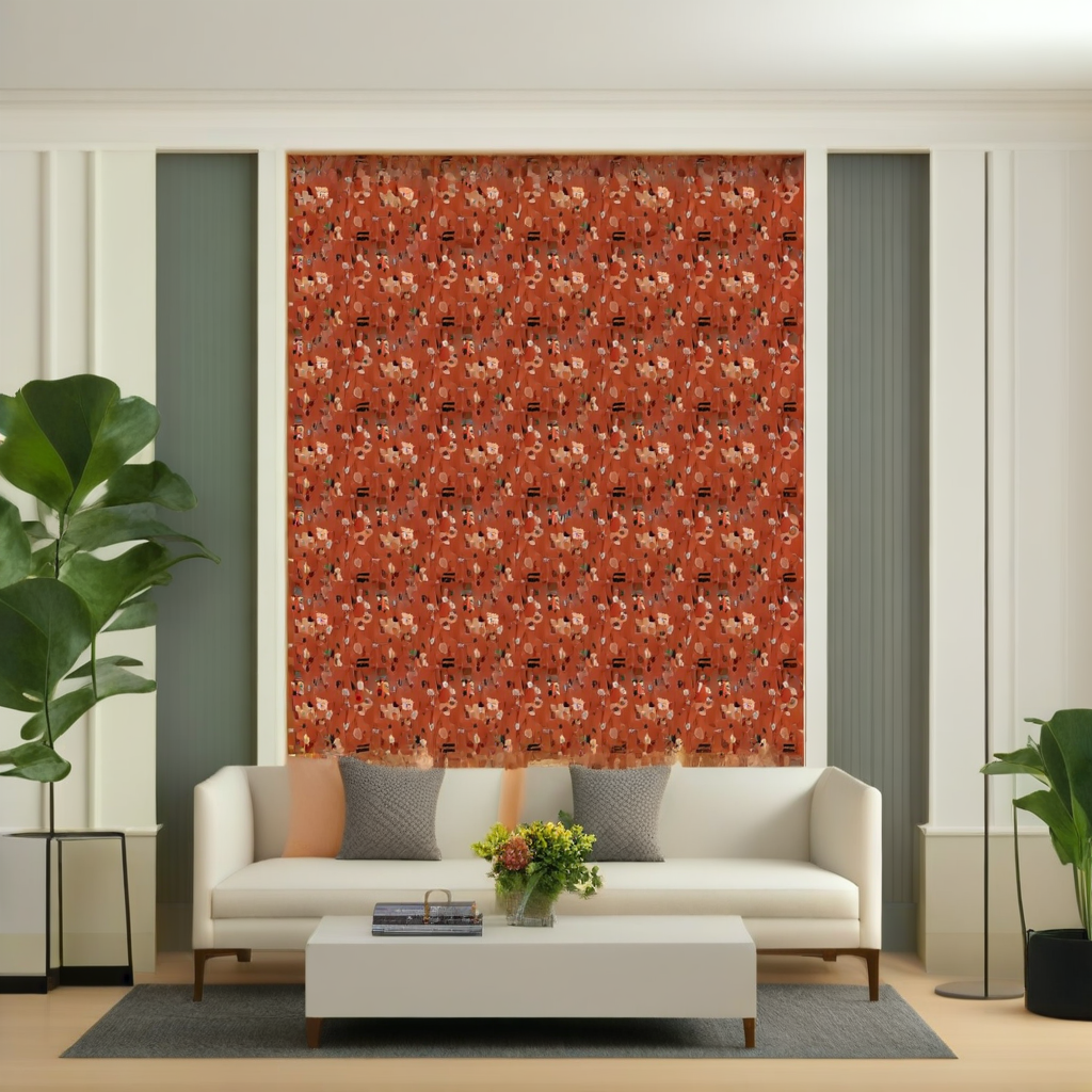Room Setting - Funny Shapes EF4906-5 Wallcovering