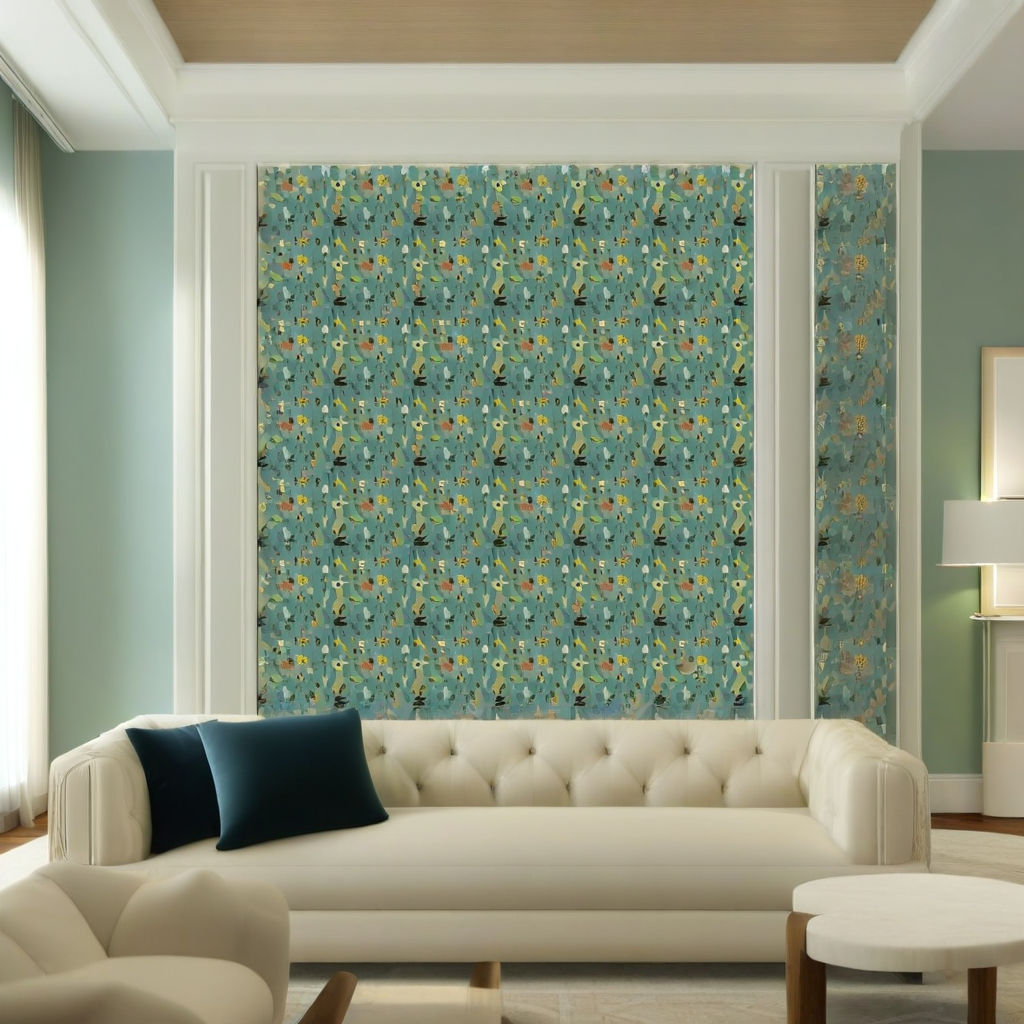 Room Setting - Funny Shapes EF4906-1 Wallcovering