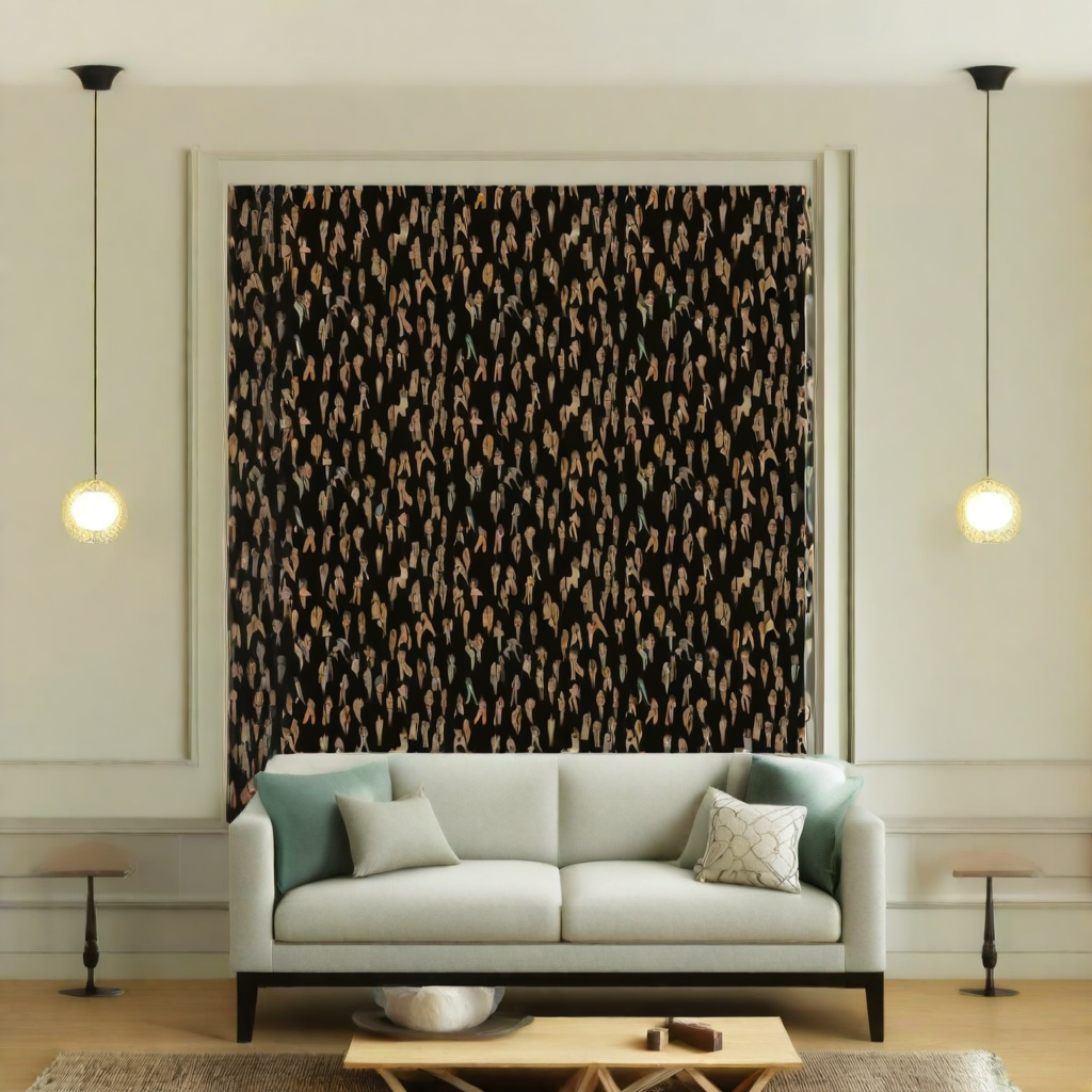 Room Setting - Unique people EF4901-5 Wallcovering