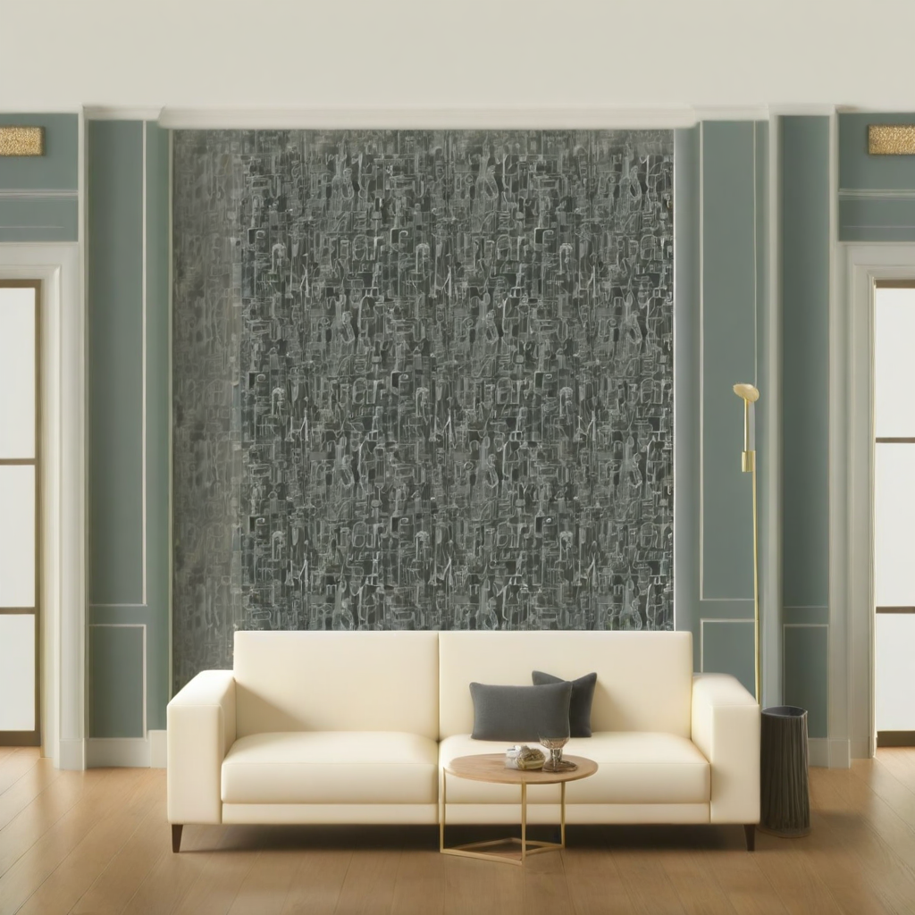 Room Setting - 001 Lletres 1993-2 Wallcovering