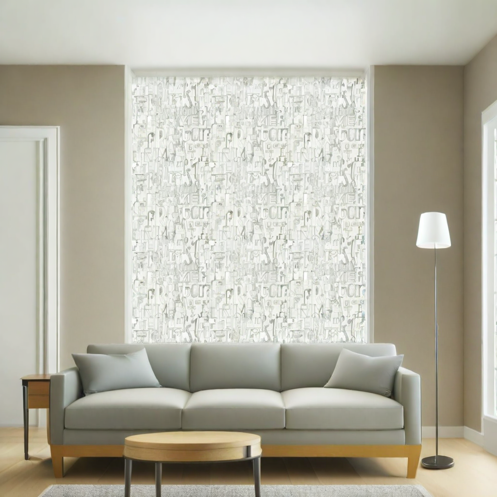 Room Setting - 001 Lletres 1993-1 Wallcovering