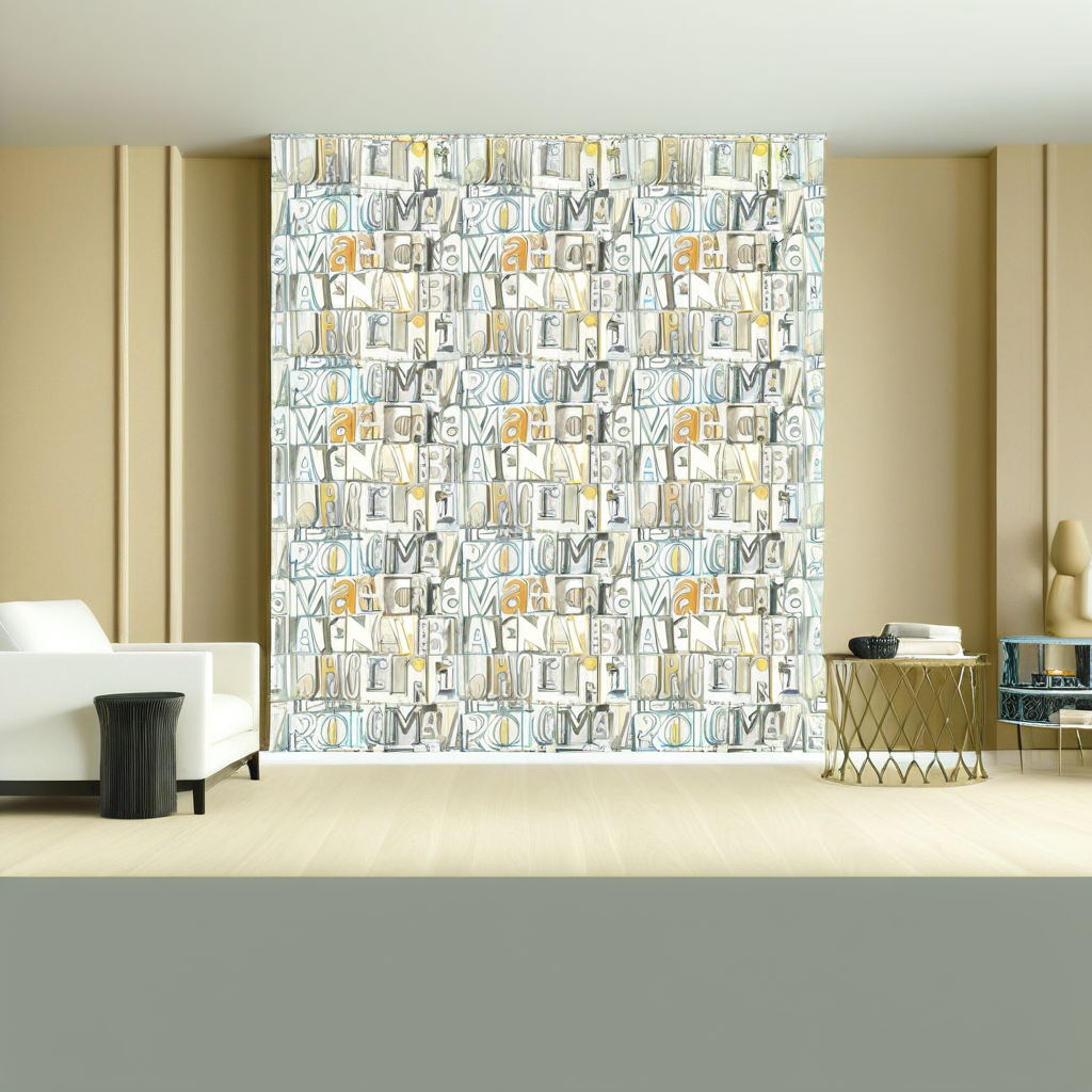 Room Setting - Lletras I Tipos 1990-1 Wallcovering