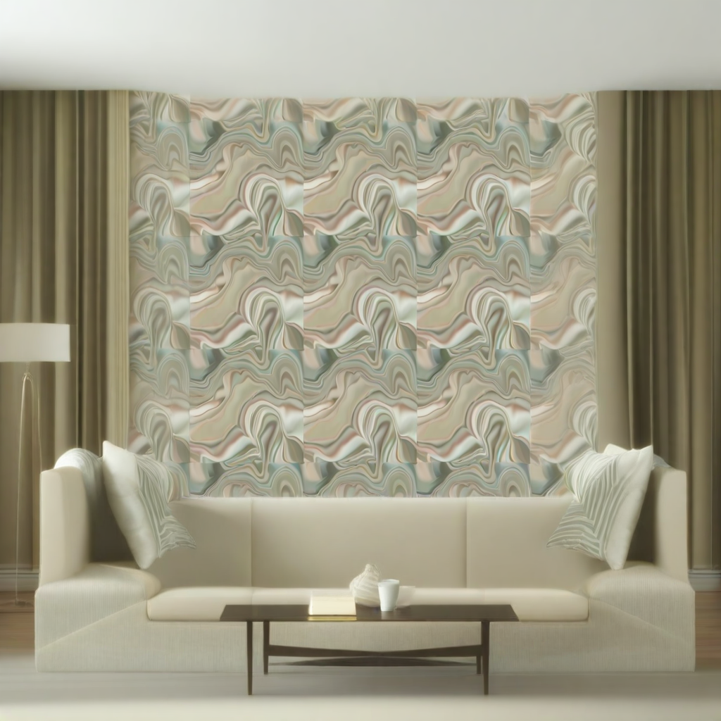 Room Setting - Marble M2915-1 Wallcovering