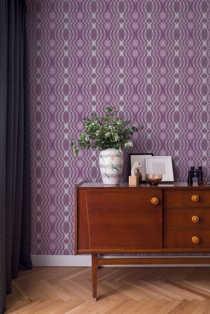 Retro Chic Purple Wallcovering | AS Creation