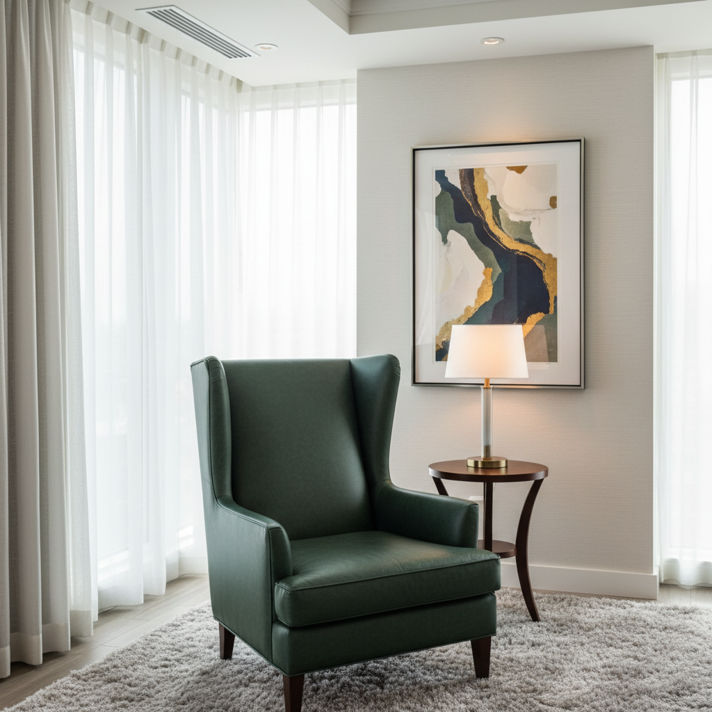 Kralendijk - Spruce Upholstered Chair | Architectural Fabrics