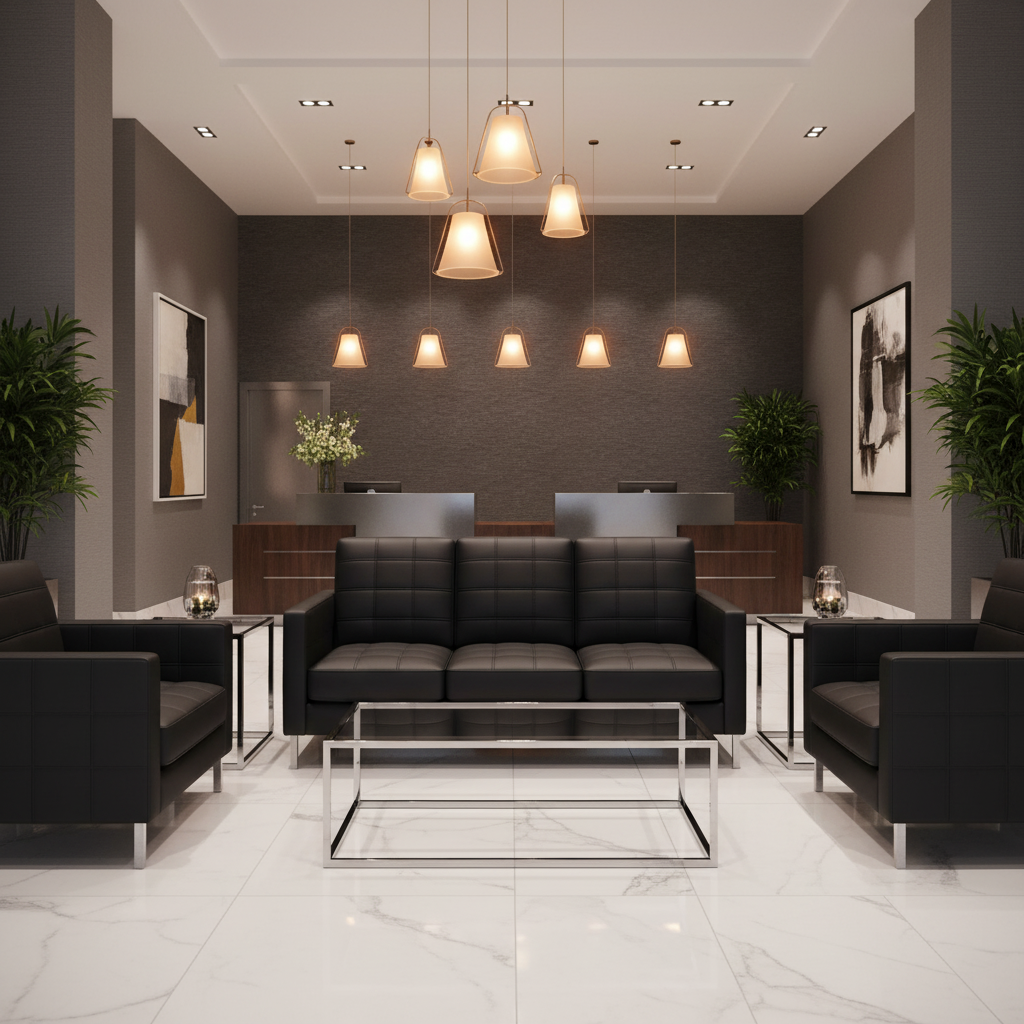 Puerto Plata - Black Upholstered Sofa | Architectural Fabrics