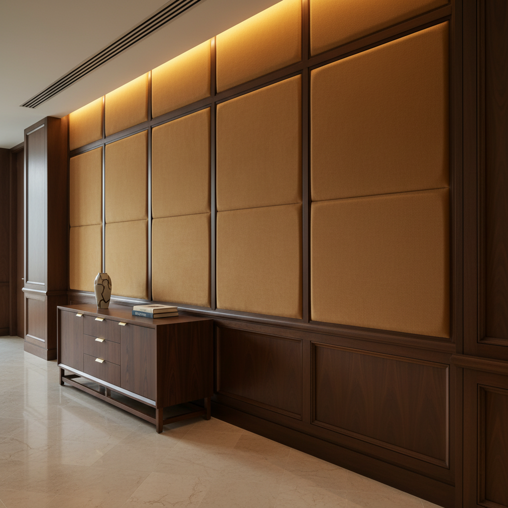 Maho Bay - Squash Upholstered Wall Panel | Architectural Fabrics