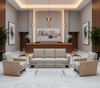 BARNUM - Stone Texture Upholstery Upholstered Sofa | Architectural Fabrics