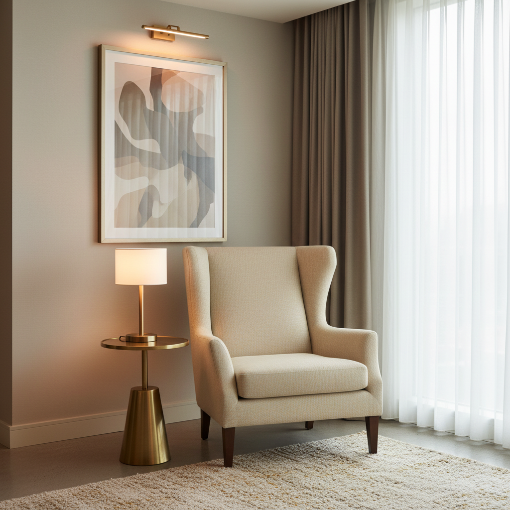 Smooth Pebble Grain Creamy Beige Upholstered Chair | Architectural Fabrics