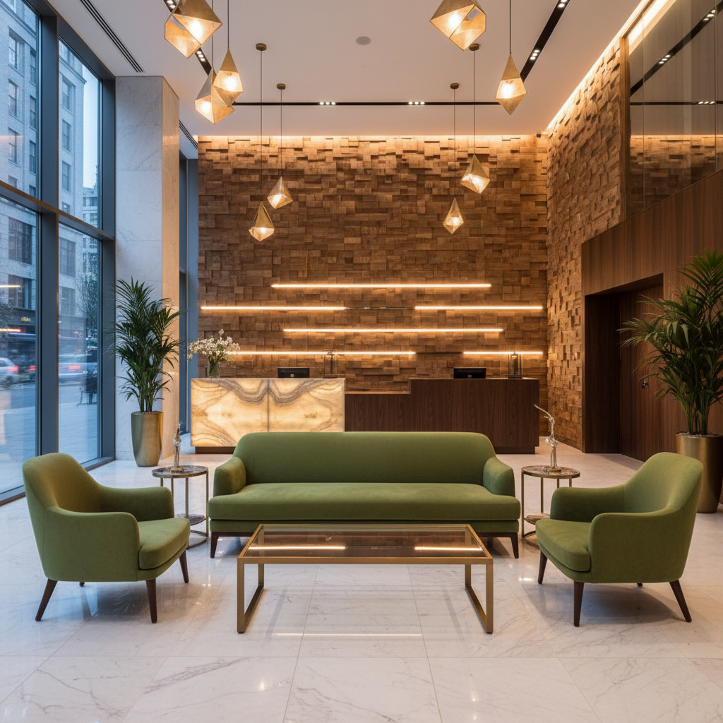 Ultrasuede  Basil  Green Upholstered Sofa | Ultrasuede Upholstery