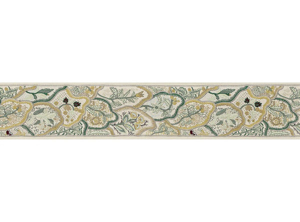 Bordure les fleurs du bengale Jonquille | Pierre Frey
