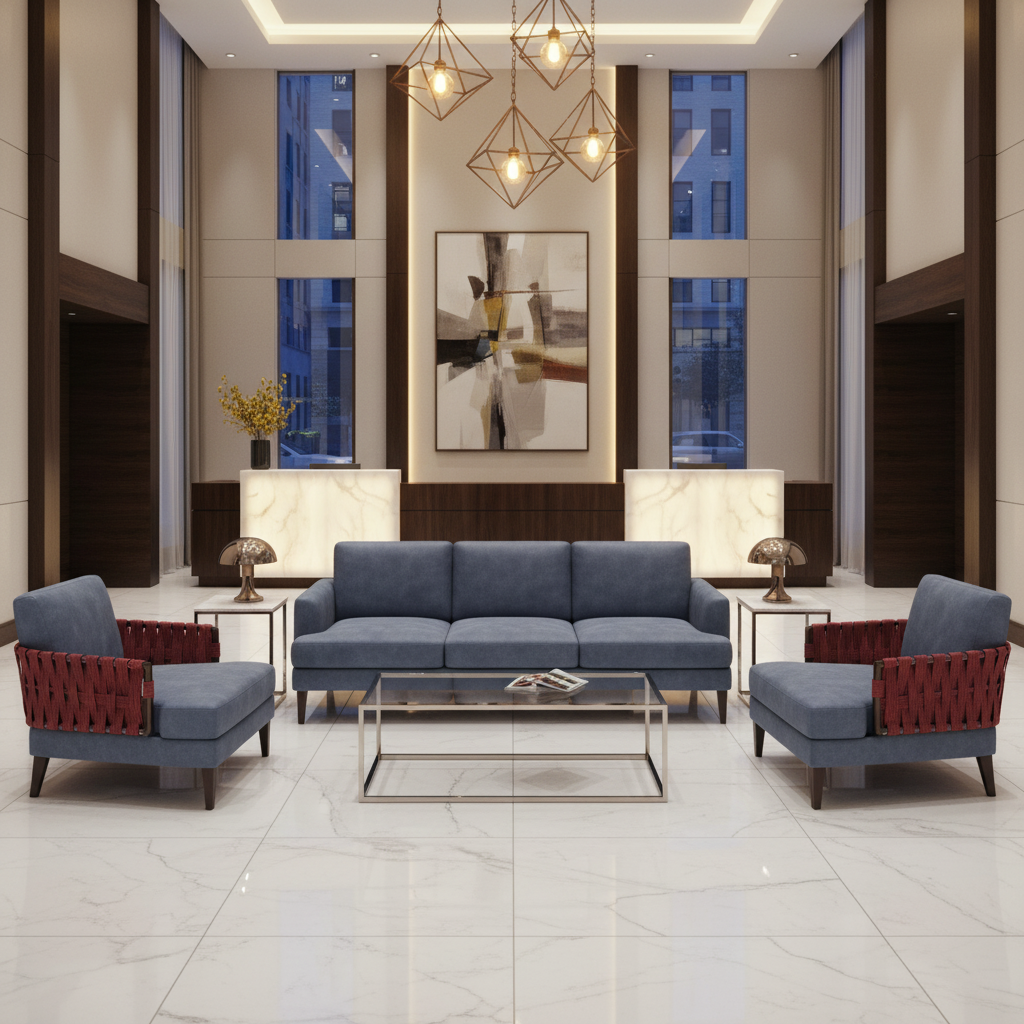 Red Hook - Stargaze Upholstered Sofa | Architectural Fabrics