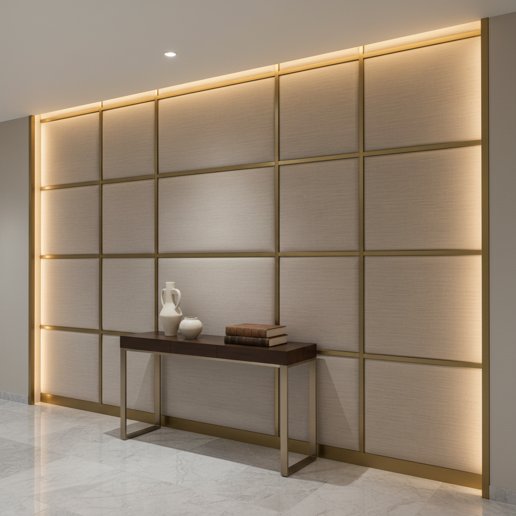 Treasure Beach - Marble Upholstered Wall Panel | Architectural Fabrics