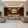 Smooth Solid Texture Soft Taupe Upholstered Sofa | Architectural Fabrics