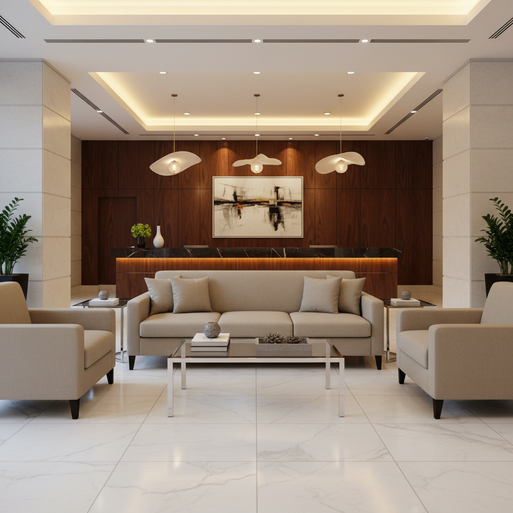 Smooth Solid Texture Soft Taupe Upholstered Sofa | Architectural Fabrics