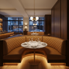 Tres Palmas - Elk Upholstered Banquette | Architectural Fabrics