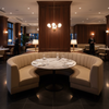 Aarden - Oatmeal Silicone Hybrid Upholstered Banquette | Architectural Fabrics
