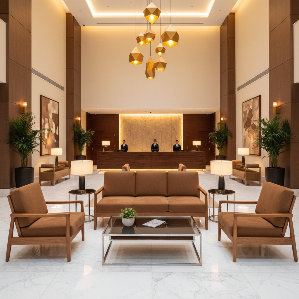 Ultrasuede  Maple Wood  Brown Upholstered Sofa | Ultrasuede Upholstery