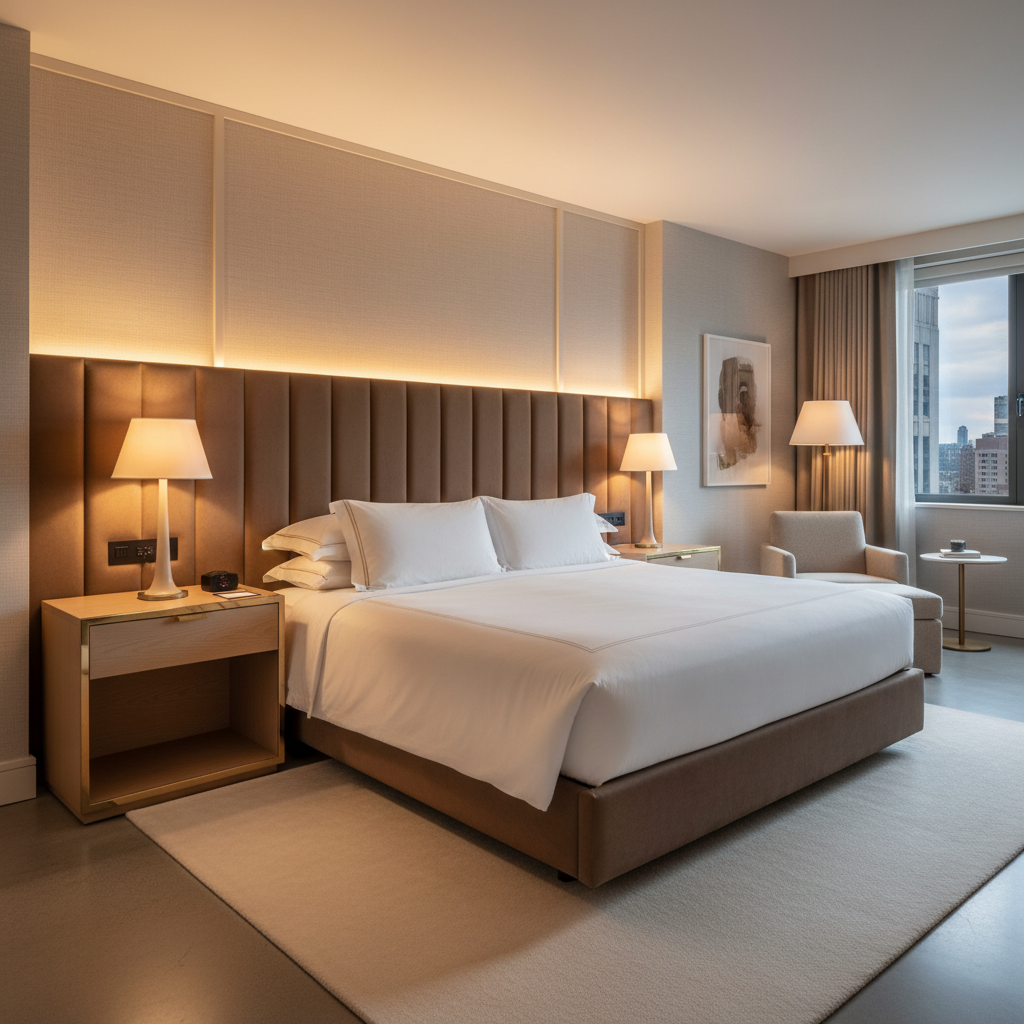 Ultrasuede  Aztec  Bown Upholstered Headboard | Ultrasuede Upholstery