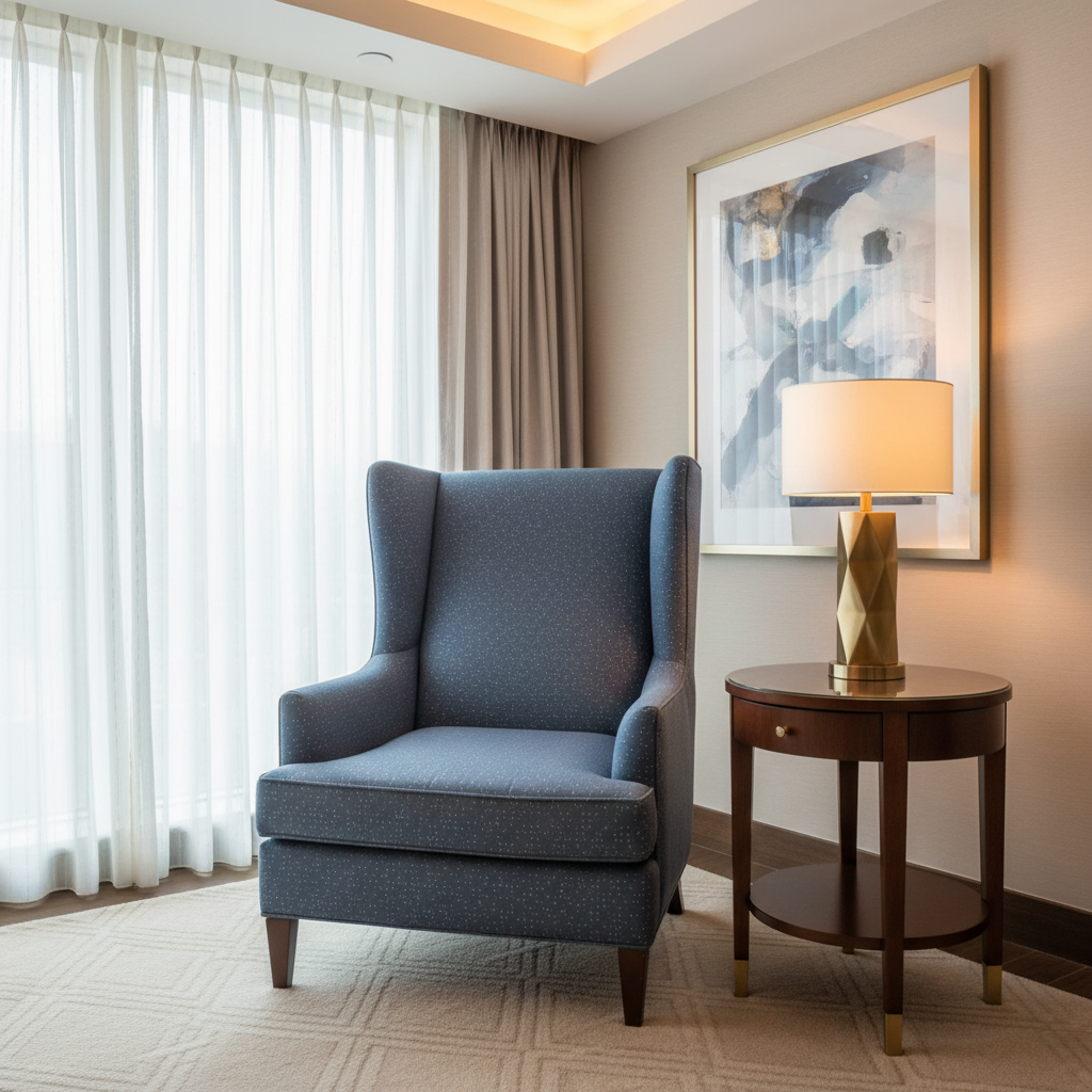 Analog - Twilight Etched Polyurethane Upholstered Chair | Architectural Fabrics